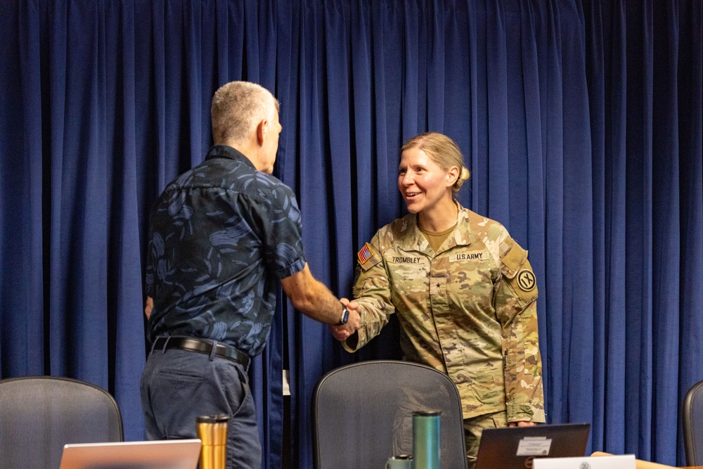 Brig. Gen. Katherine A. Trombley Visits DKI APCSS