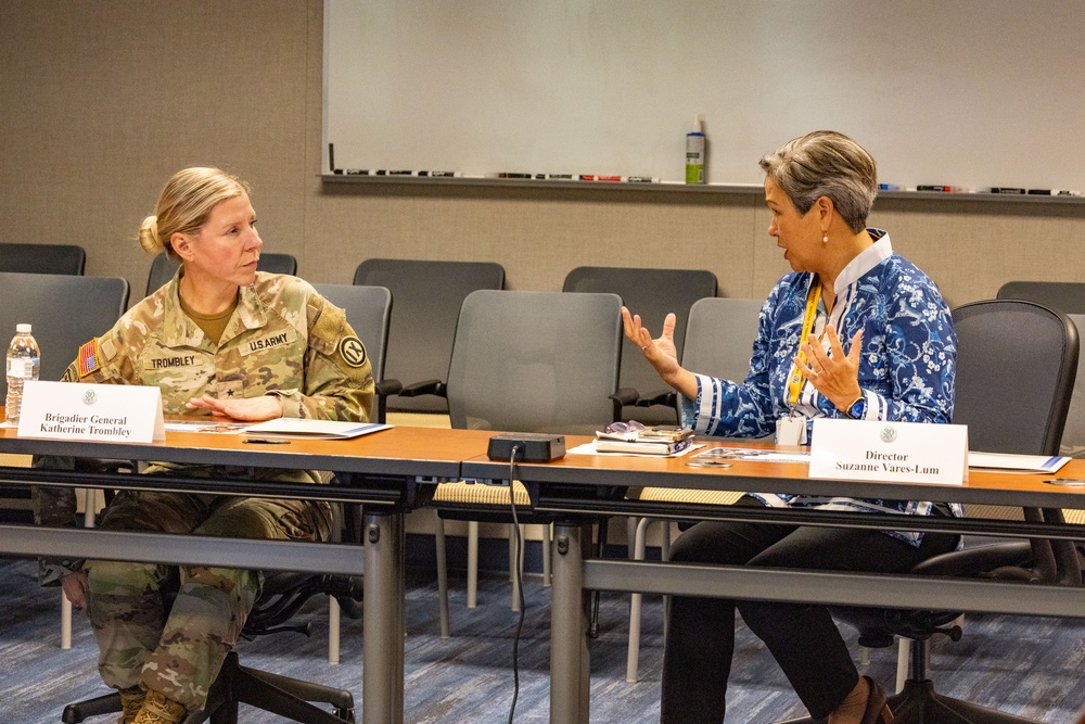 Brig. Gen. Katherine A. Trombley Visits DKI APCSS