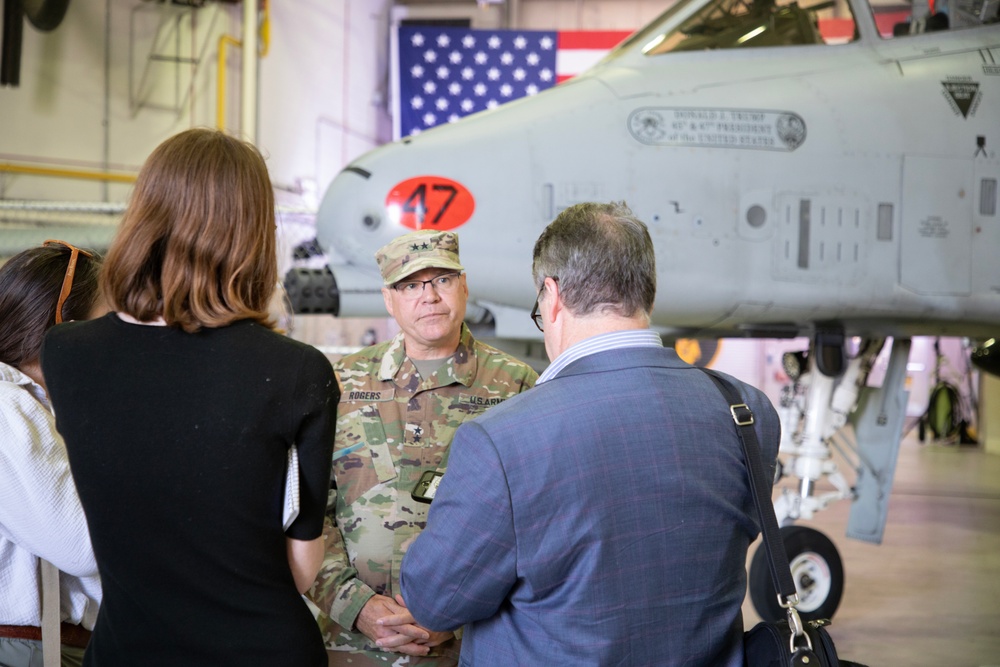 President Trump Visits Selfridge Air National Guard Base