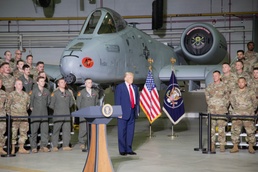 President Trump Visits Selfridge Air National Guard Base