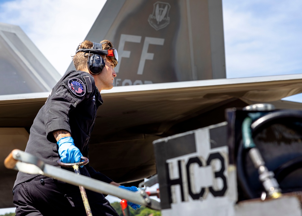 F-22 highlights at Air Power Over Hampton Roads