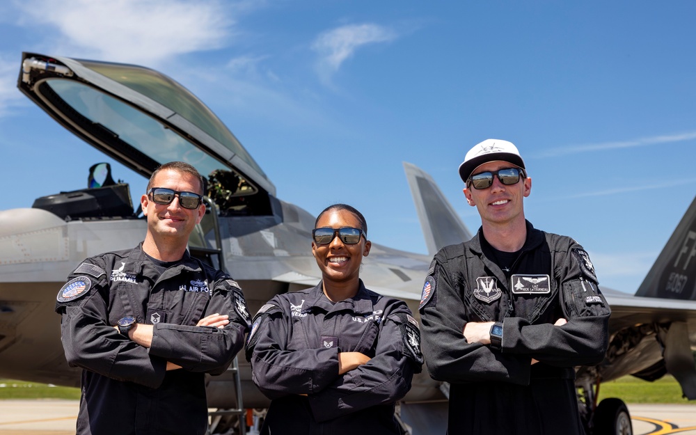 F-22 highlights at Air Power Over Hampton Roads