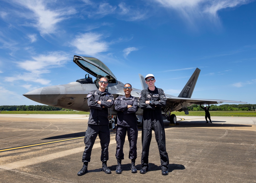 F-22 highlights at Air Power Over Hampton Roads