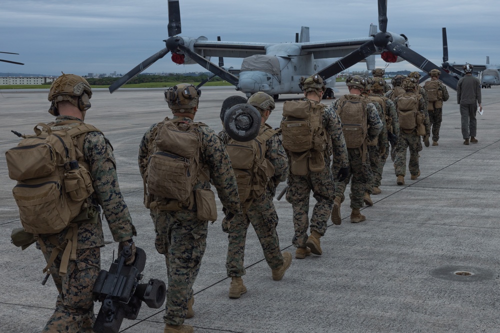 31st MEU | Animal Co. BLT 1/7 conduct aircraft rehearsals