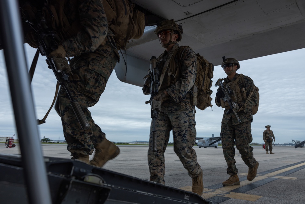 31st MEU | Animal Co. BLT 1/7 conduct aircraft rehearsals