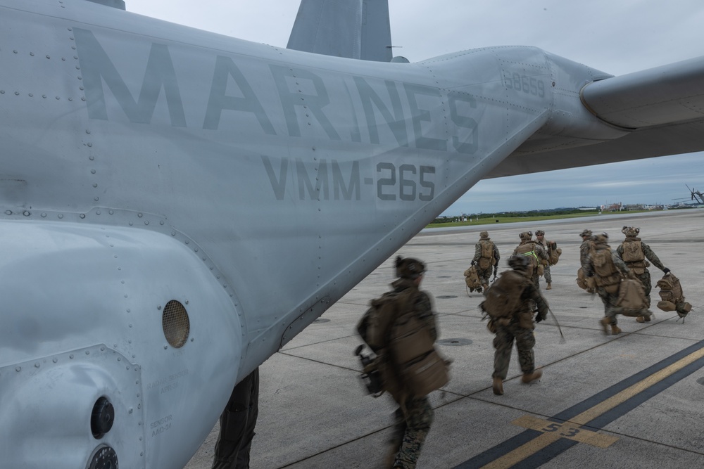 31st MEU | Animal Co. BLT 1/7 conduct aircraft rehearsals