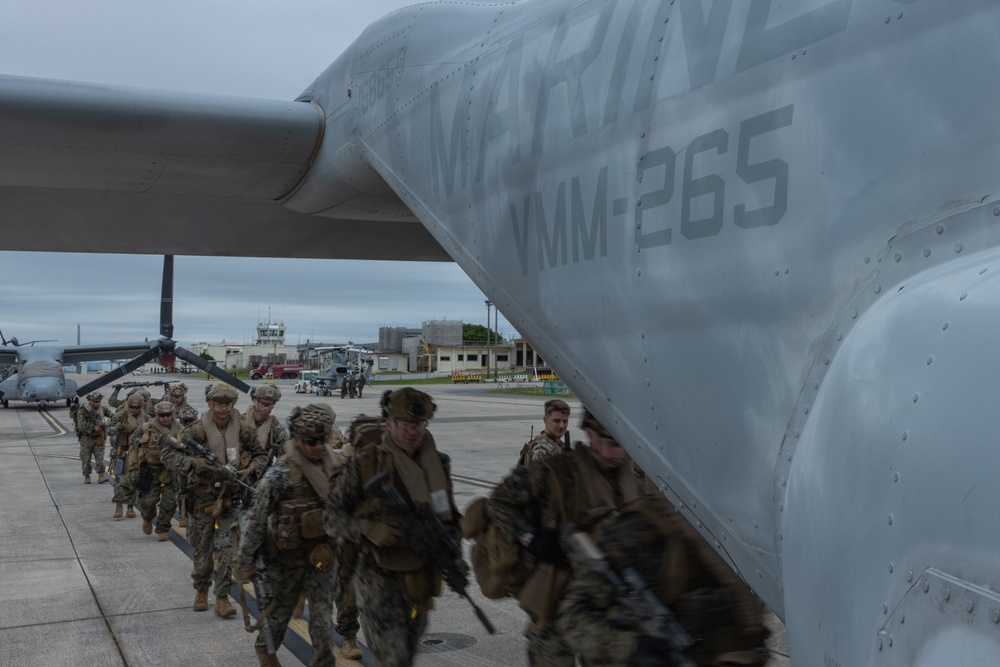 31st MEU | Animal Co. BLT 1/7 conduct aircraft rehearsals