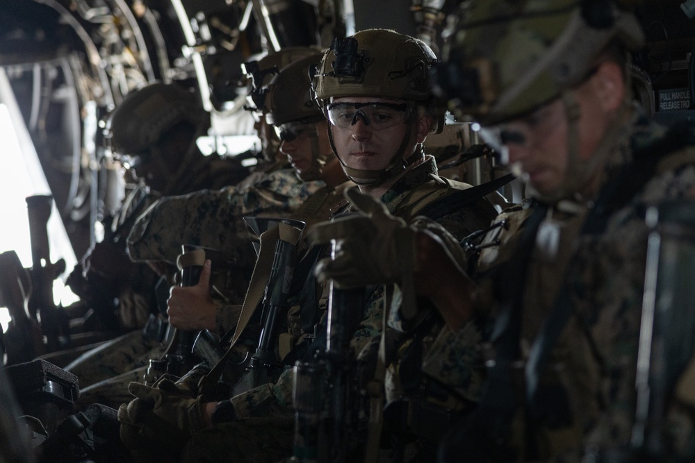 31st MEU | Animal Co. BLT 1/7 conduct aircraft rehearsals