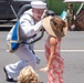 US Pacific Fleet Band Marches The Merrie Monarch Parade.