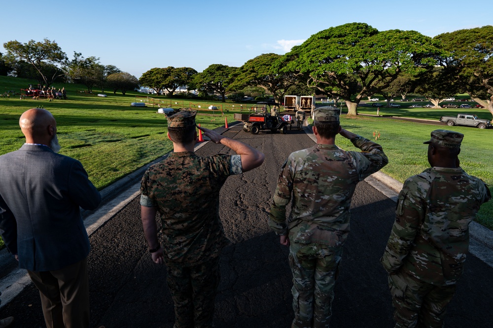 DPAA Conducts Korean War Disinterment Ceremony