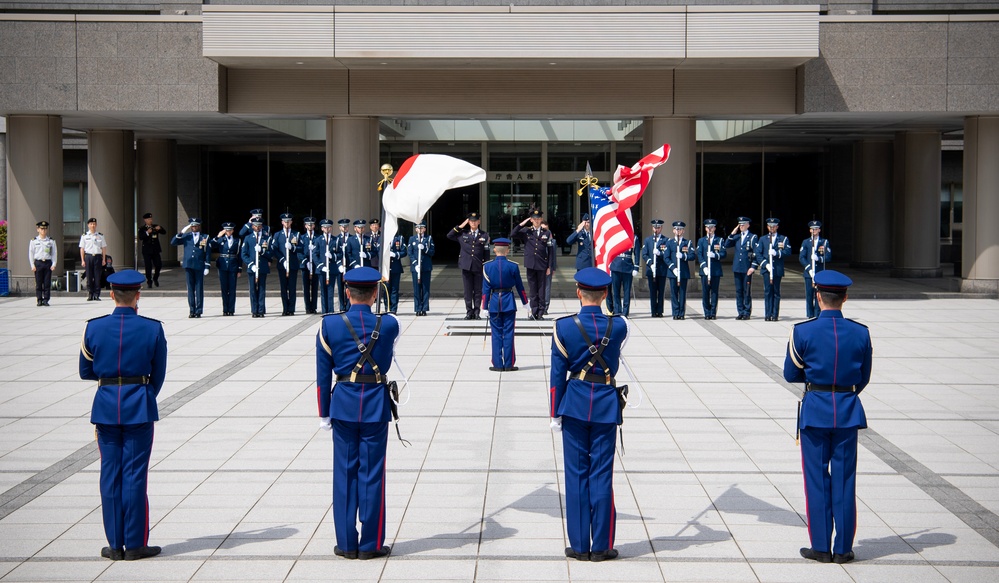 Honor Meets Honor: U.S. Air Force Drill Team Visits JGSDF Special Guard