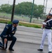 U.S. Air Force Honor Guard Drill Team visits National Defense Academy Cadets