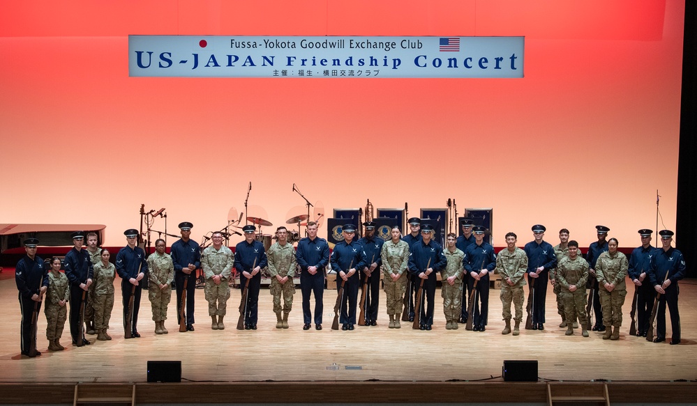 Yokota Honor Guardsmen meet U.S. Air Force Honor Guard Drill Team