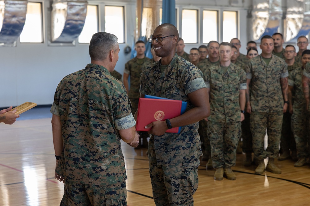 Camp Blaz Marine awarded a Navy and Marine Corps Achievement Medal