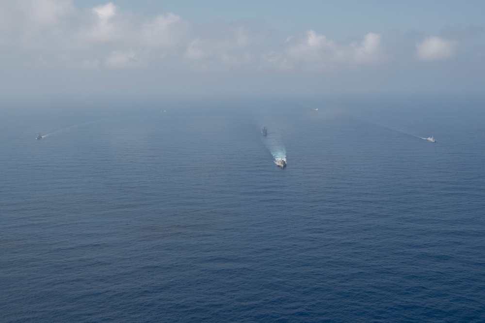 Balikatan 25: USS Savannah (LCS 28) Participates in MME with Japanese Navy, Philippine Navy and Philippine Coast Guard Ships