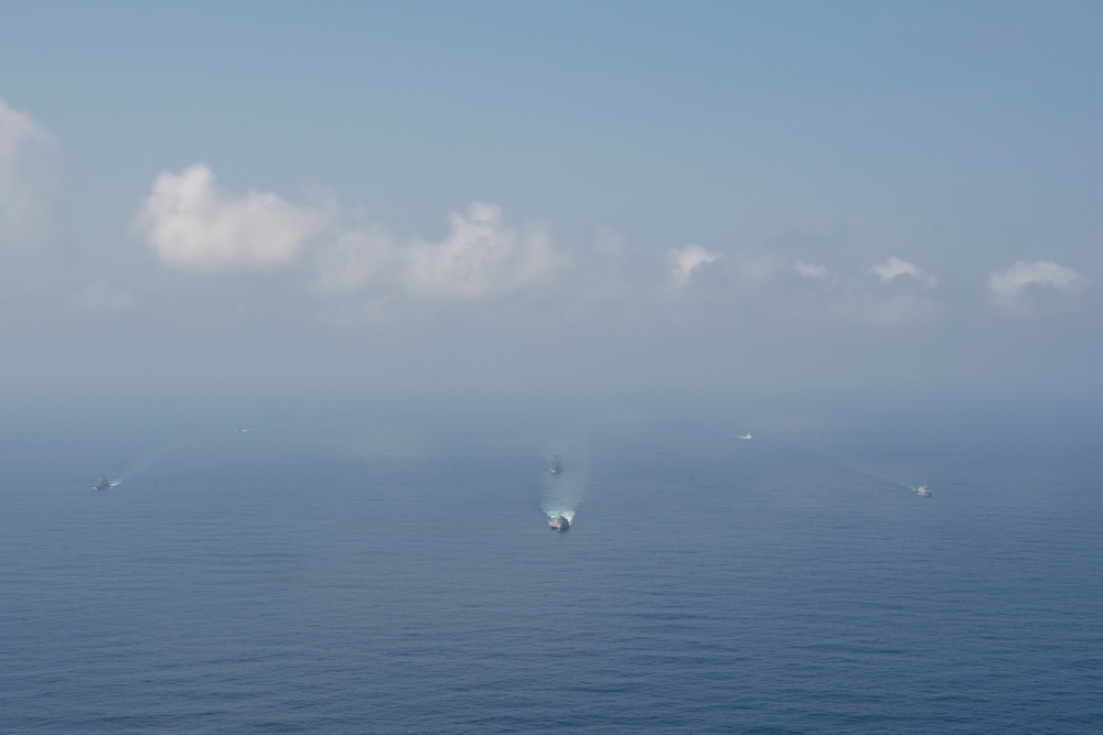 Balikatan 25: USS Savannah (LCS 28) Participates in MME with Japanese Navy, Philippine Navy and Philippine Coast Guard Ships
