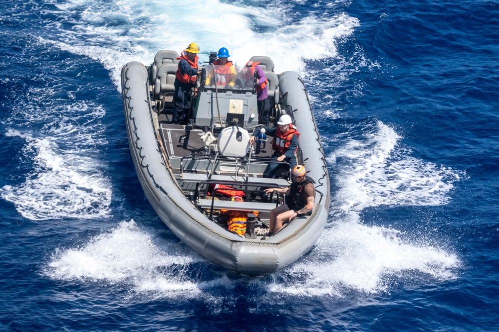 Balikatan 25: USS Comstock Completes Search and Rescue Exercise (SAREX)