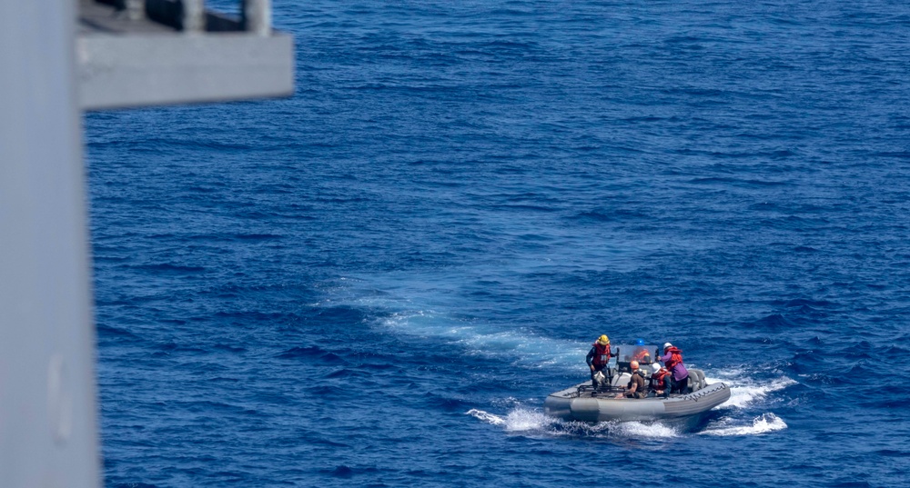 Balikatan 25: USS Comstock Completes Search and Rescue Exercise (SAREX)