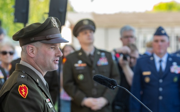 Seventh Army's 45 Inf. Div. recognized as Dachau liberators