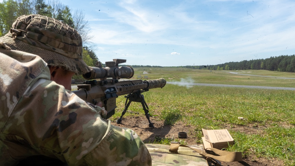 U.S. Army sniper teams hone their skills in Germany during training event