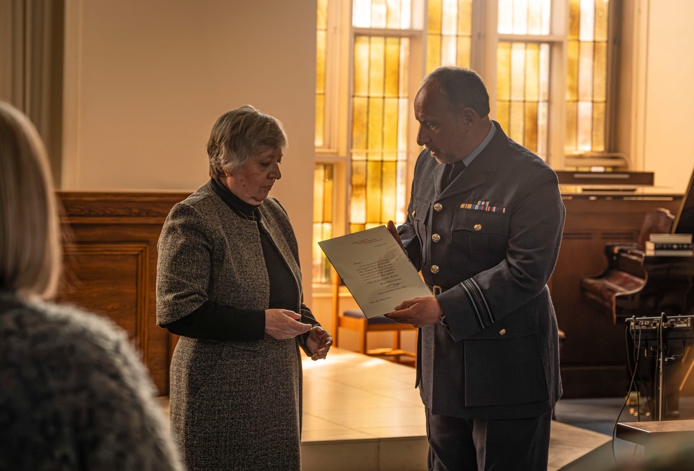 Nancy Tarling-Parker awarded Imperial Service Medal for dedication to the Crown