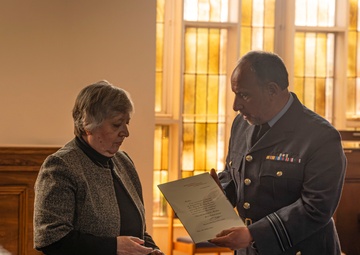 Nancy Tarling-Parker awarded Imperial Service Medal for dedication to the Crown