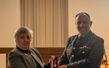 Nancy Tarling-Parker awarded Imperial Service Medal for dedication to the Crown