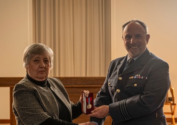 Nancy Tarling-Parker awarded Imperial Service Medal for dedication to the Crown