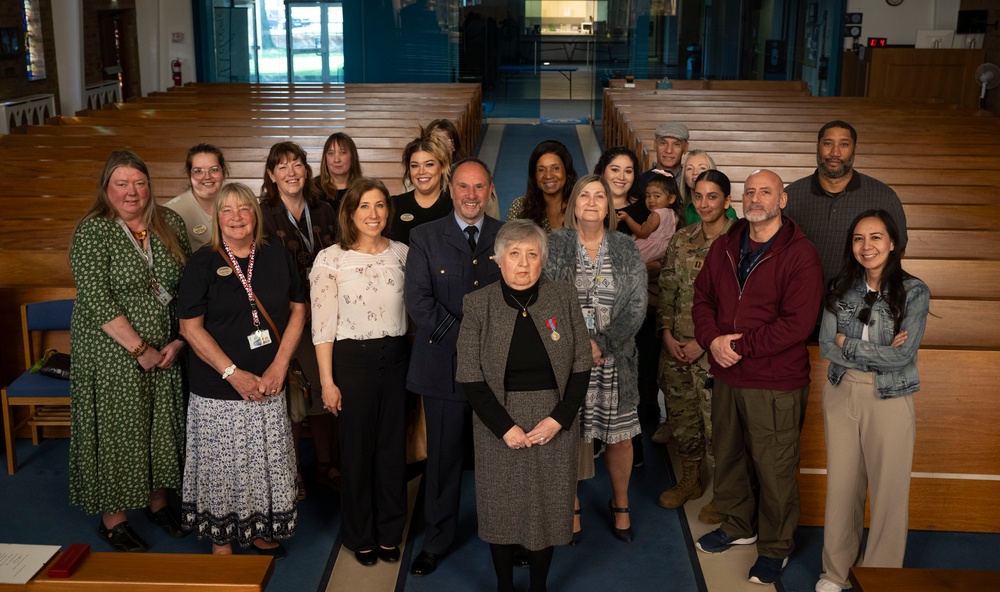 Nancy Tarling-Parker awarded Imperial Service Medal for dedication to the Crown