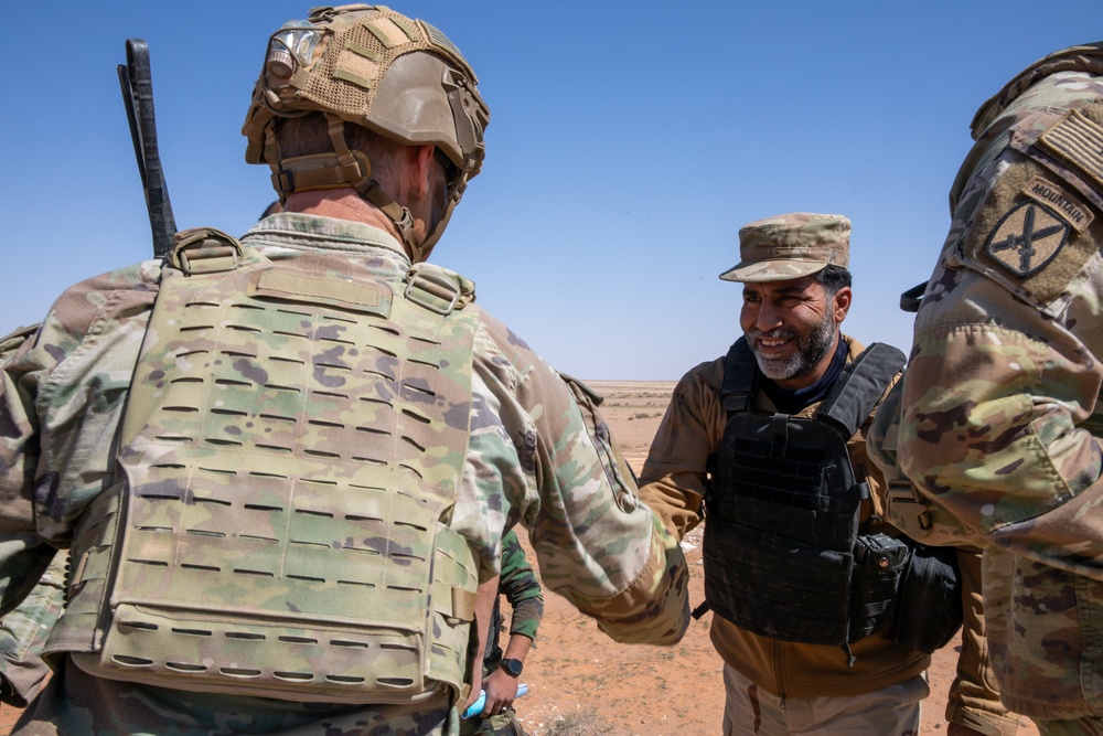 U.S. Army Soldiers train with Syrian Partner forces on Live Fire and Medical Exercises