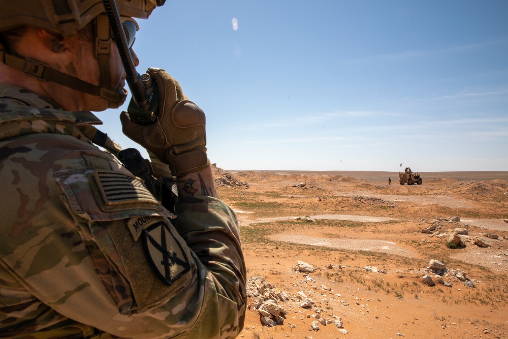 U.S. Army Soldiers train on Live Fire Exercises