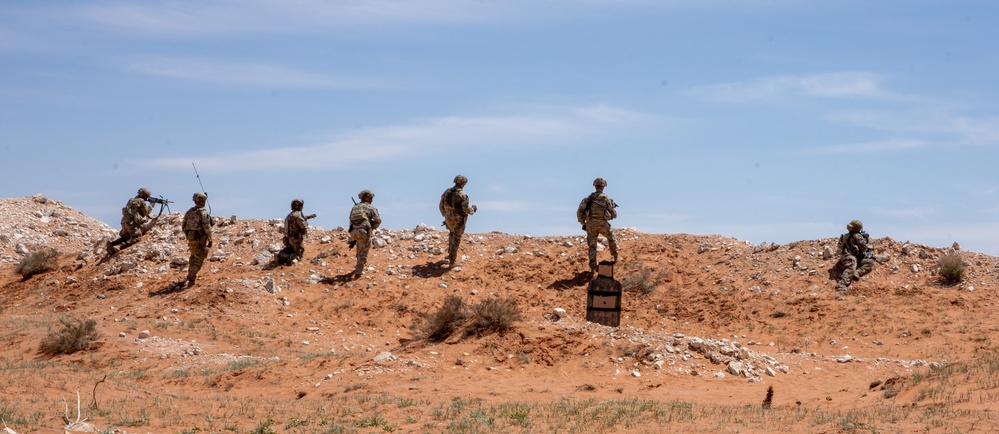 U.S. Army Soldiers train on Live Fire Exercises