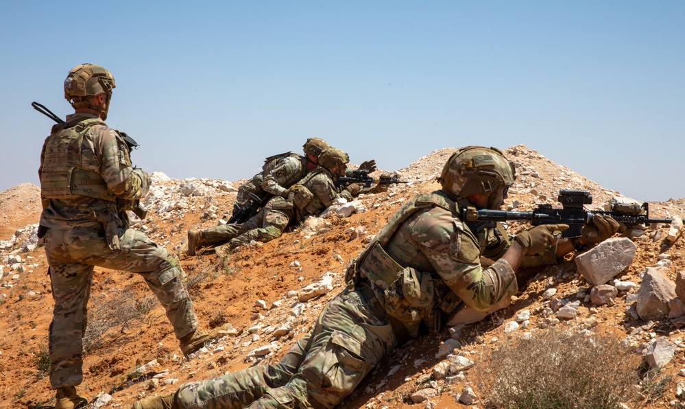 U.S. Army Soldiers train on Live Fire Exercises