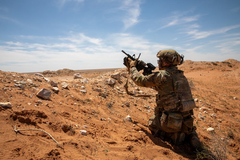 U.S. Army Soldiers train on Live Fire Exercises