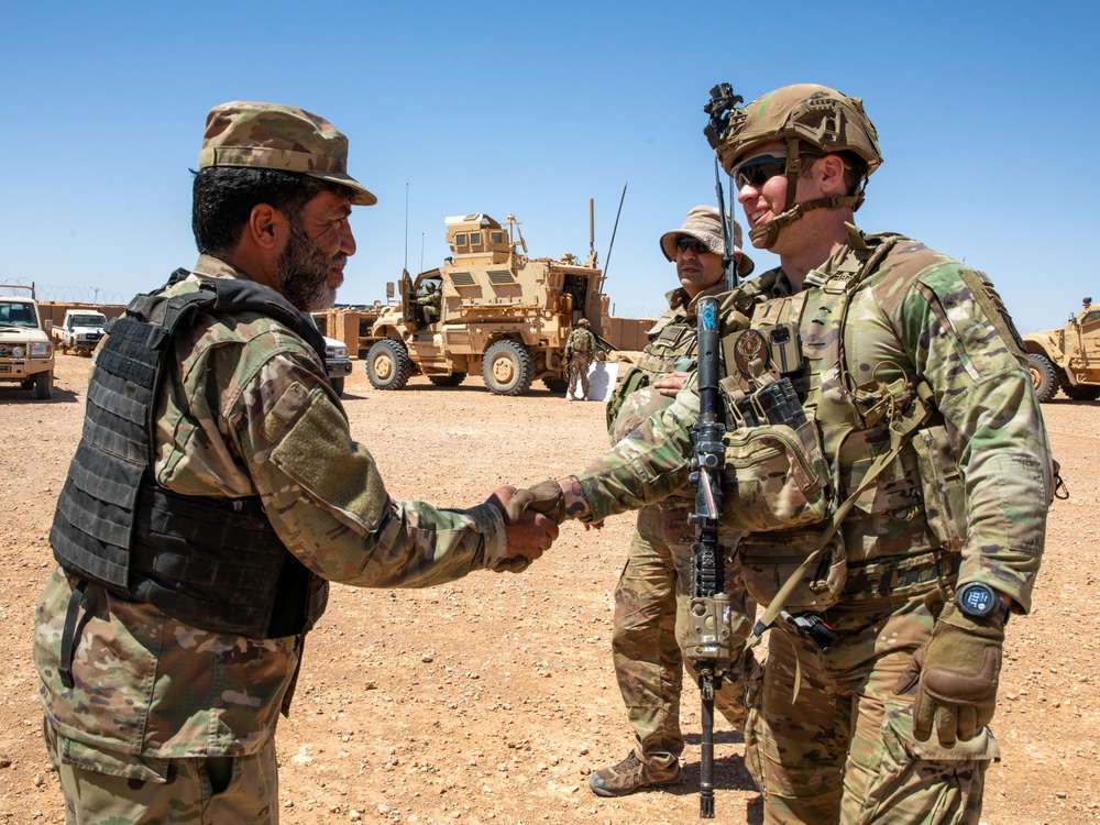 U.S. Army Soldiers train with Syrian Partner forces on Live Fire and Medical Exercises