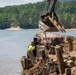 U.S. Army Corps of Engineers Hurricane Helene debris removal efforts at Lake Lure