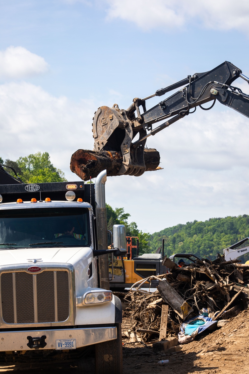 U.S. Army Corps of Engineers Hurricane Helene debris removal efforts at Lake Lure