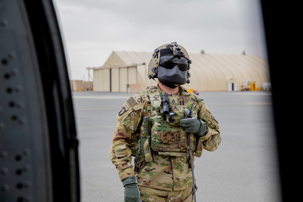 U.S Troops Conduct Aerial Flight Training