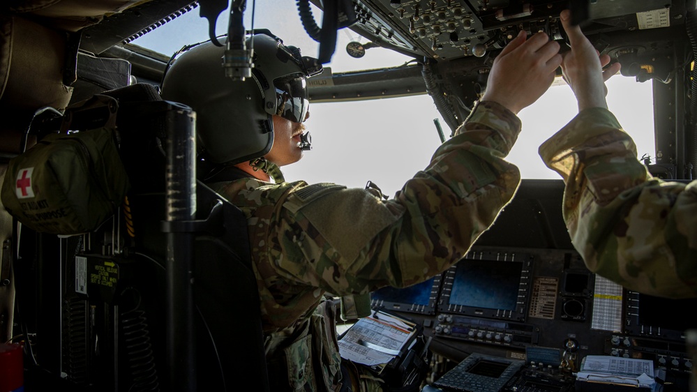 U.S Troops Conduct Aerial Flight Training