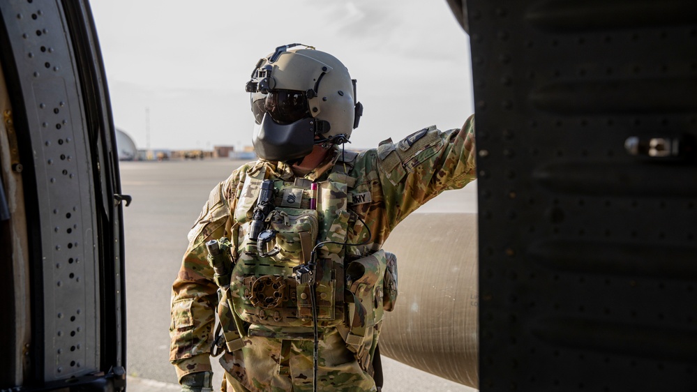 U.S Troops Conduct Aerial Flight Training
