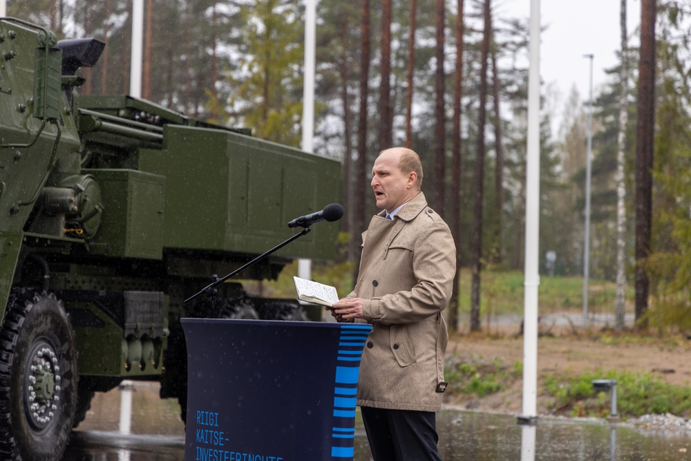 Estonian HIMARS Unveiling Ceremony