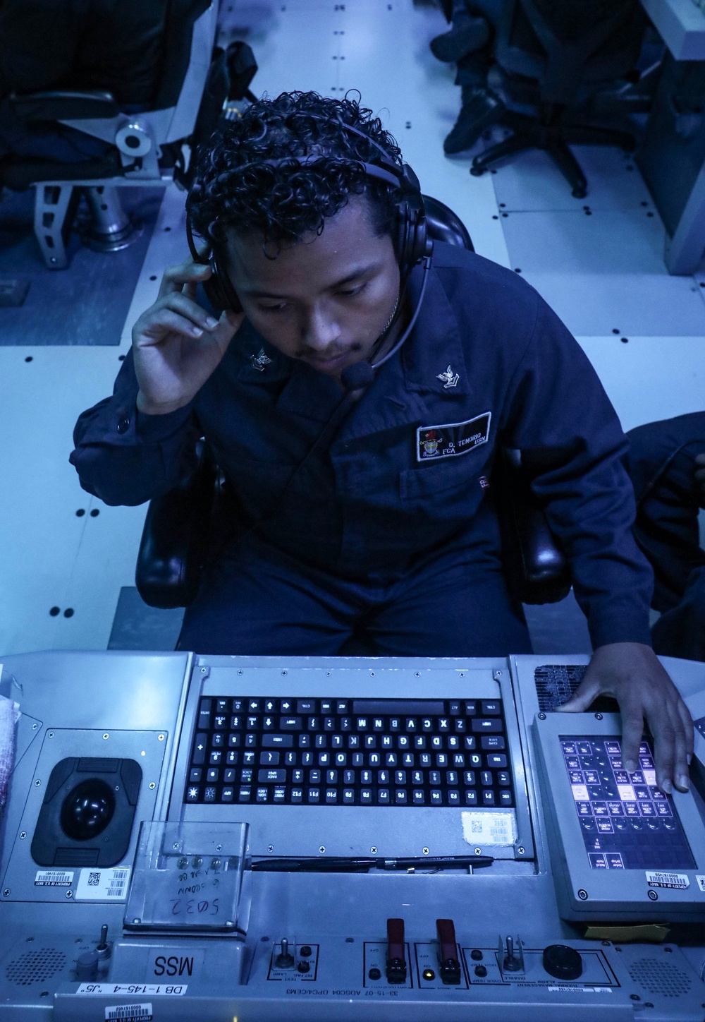 USS Milius conducts operations in the U.S. Central Command area of responsibility as part of the Carl Vinson Carrier Strike Group