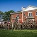 Officers and Leaders With the Basic School Get Together for a Group Photo