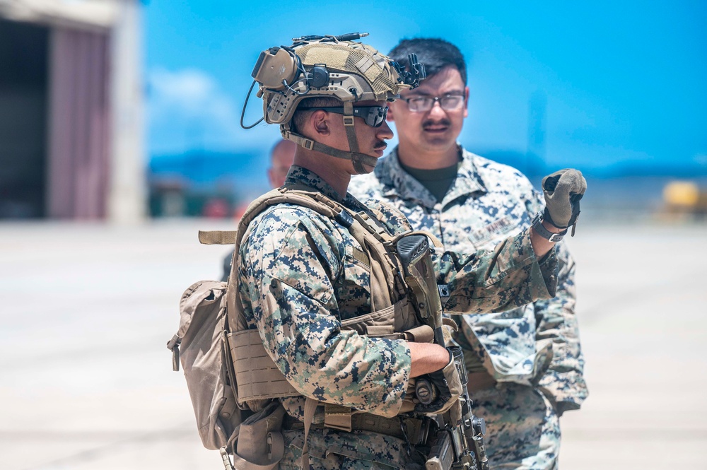 DoD supports DHS, ICE during illegal alien arrival flight
