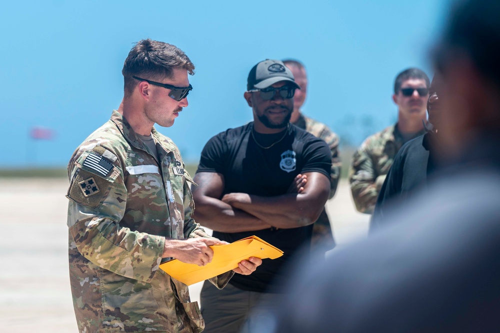 DoD supports DHS, ICE during illegal alien arrival flight