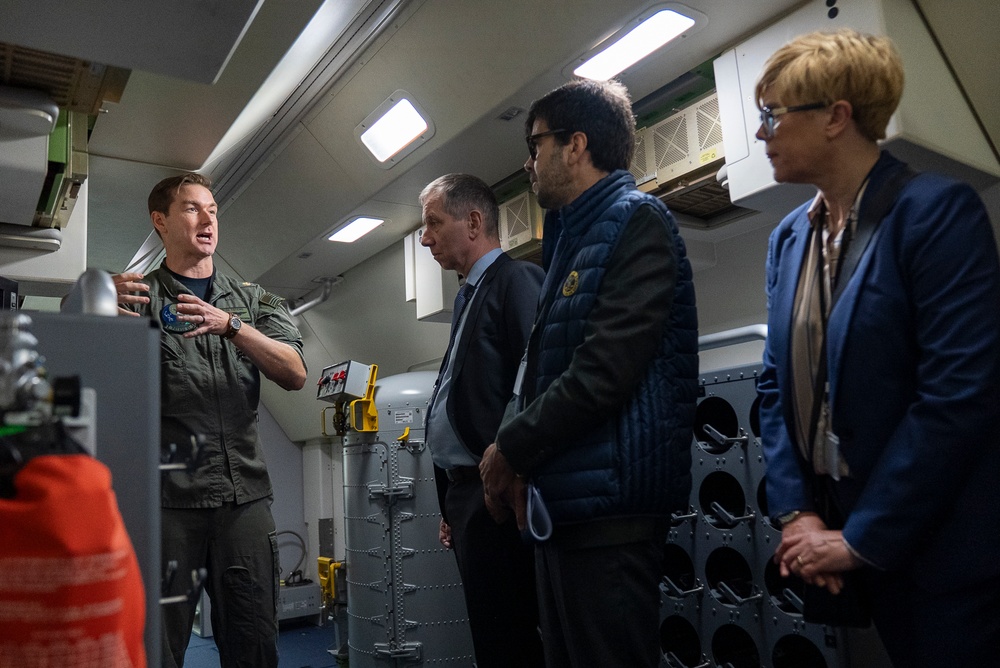 EUROCONTROL Members Tour P8-A Poseidon at Keflavík Air Base