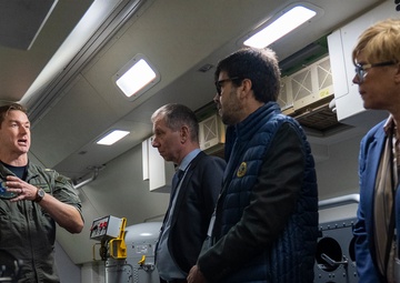 EUROCONTROL Members Tour P8-A Poseidon at Keflavík Air Base