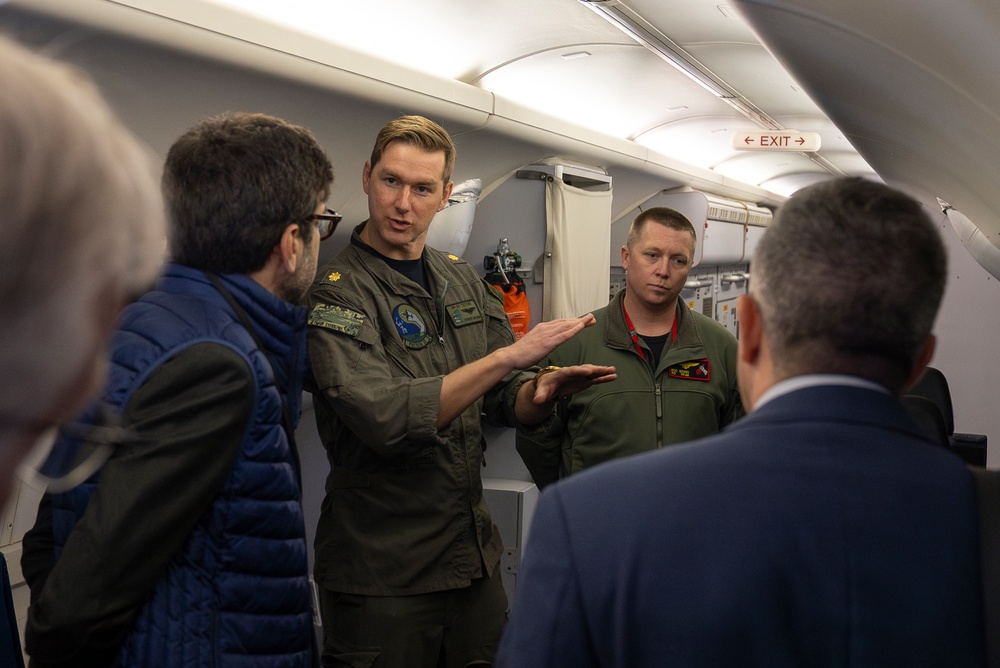 EUROCONTROL Members Tour P8-A Poseidon at Keflavík Air Base