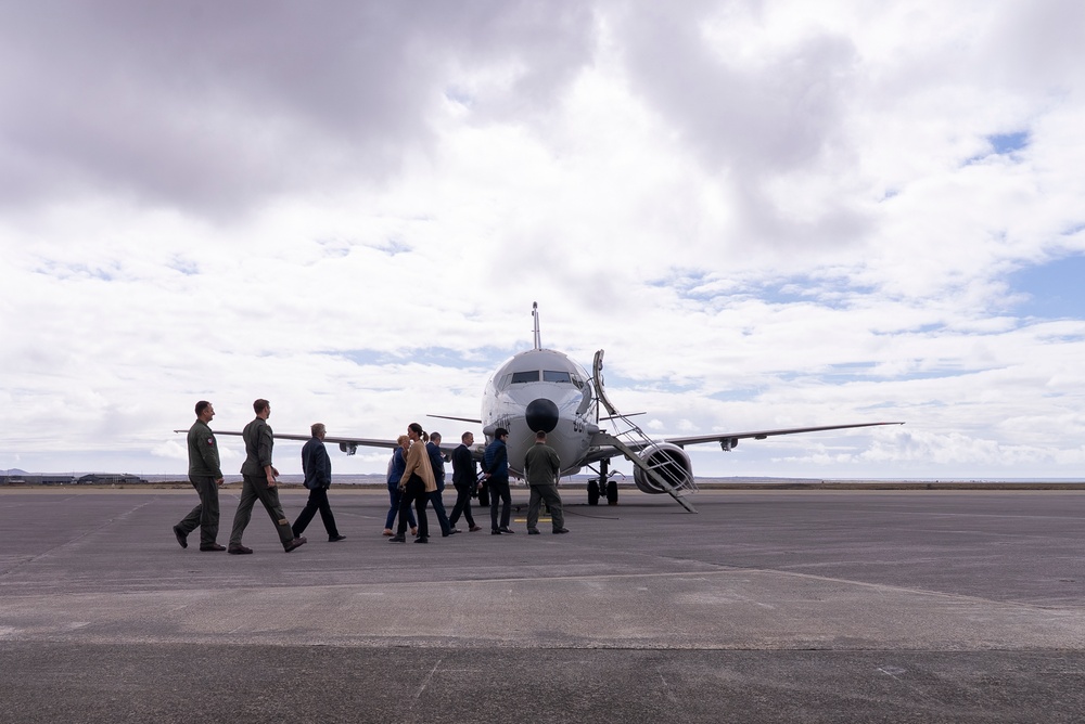 EUROCONTROL Members Tour P8-A Poseidon at Keflavík Air Base