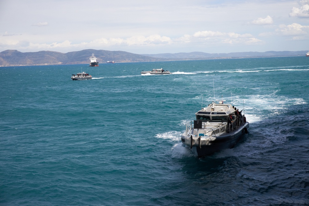 USS Mount Whitney conducts key leadership engagements between Sixth Fleet and Tunisia